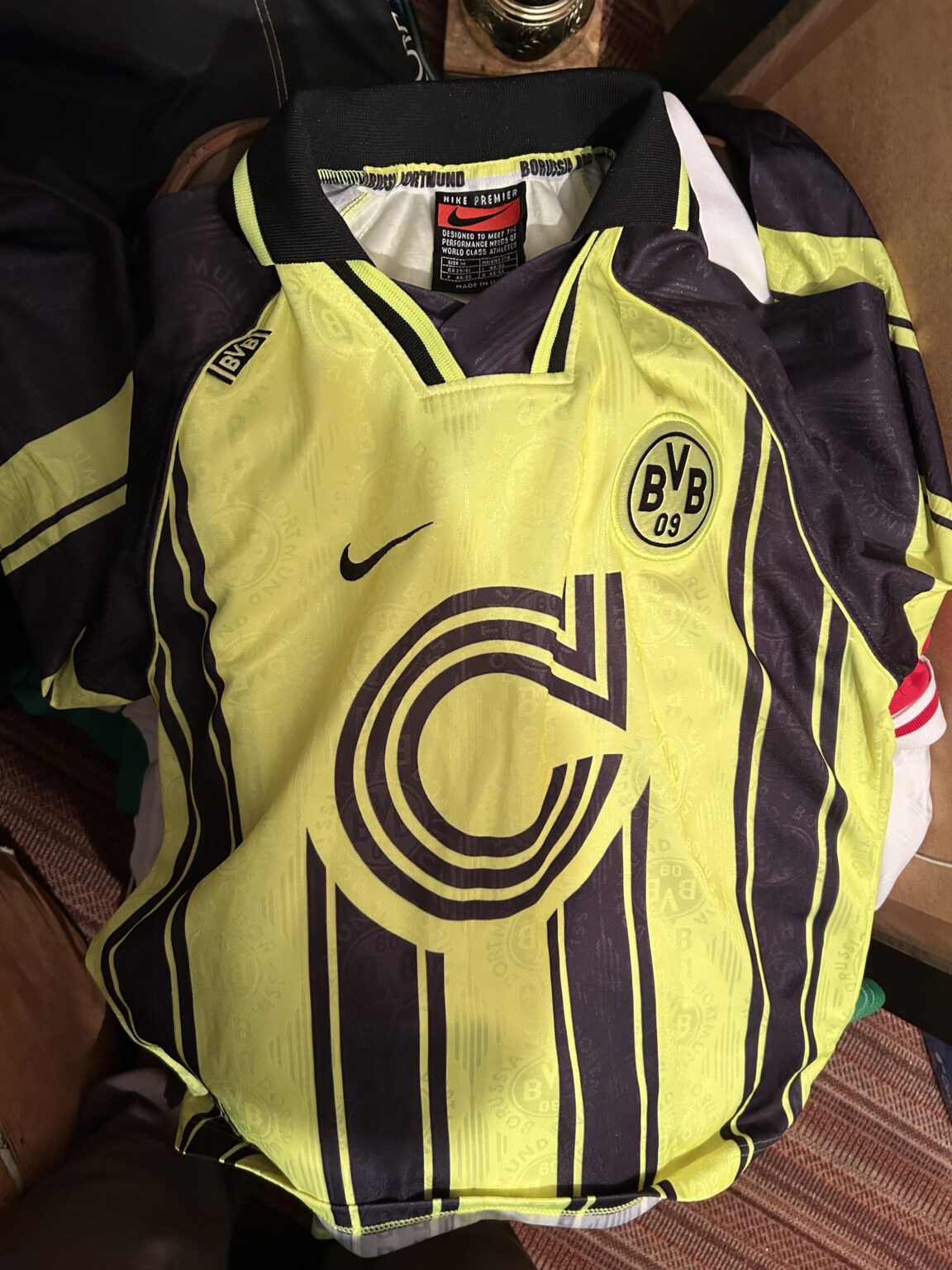 Dortmund European home shirt 1996-97