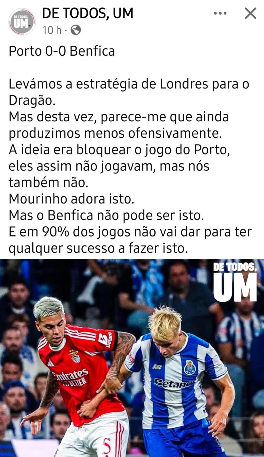 Basicamente é isto. Da página " de todos um"