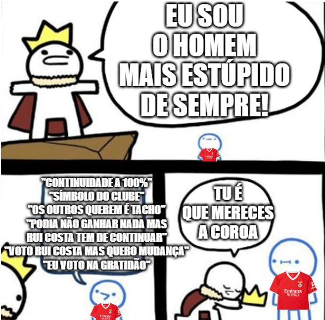 Temos o clube que merecemos