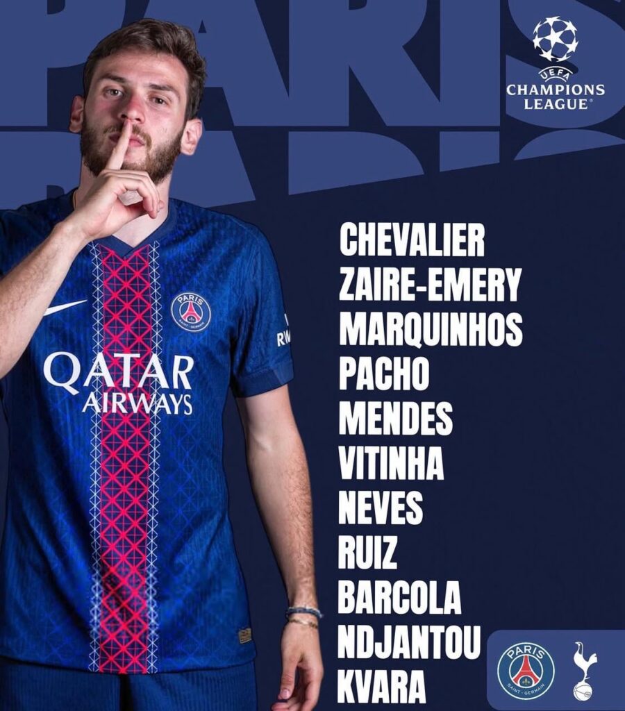 Starting XI for tonight - Ndjantou starts!