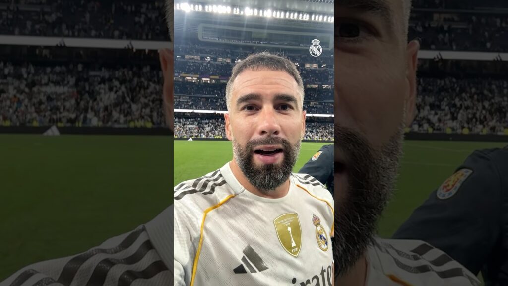 🤳 #Carvajal: "We witnessed a top atmosphere today! A part of this victory is yours. We keep going!”