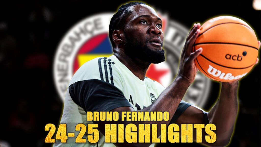 Bruno Fernando HIGHLIGHTS 24-25 SEASON 🔥 Welcome to PARTIZAN! ⚫⚪️