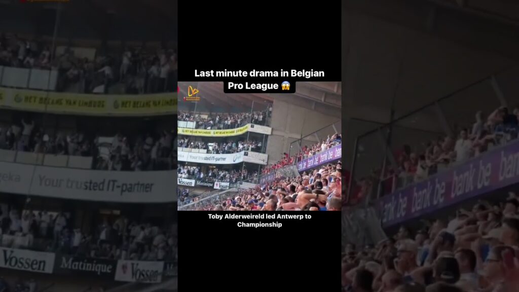 Toby Alderweireld led Antwerp to Belgian Pro League Championship