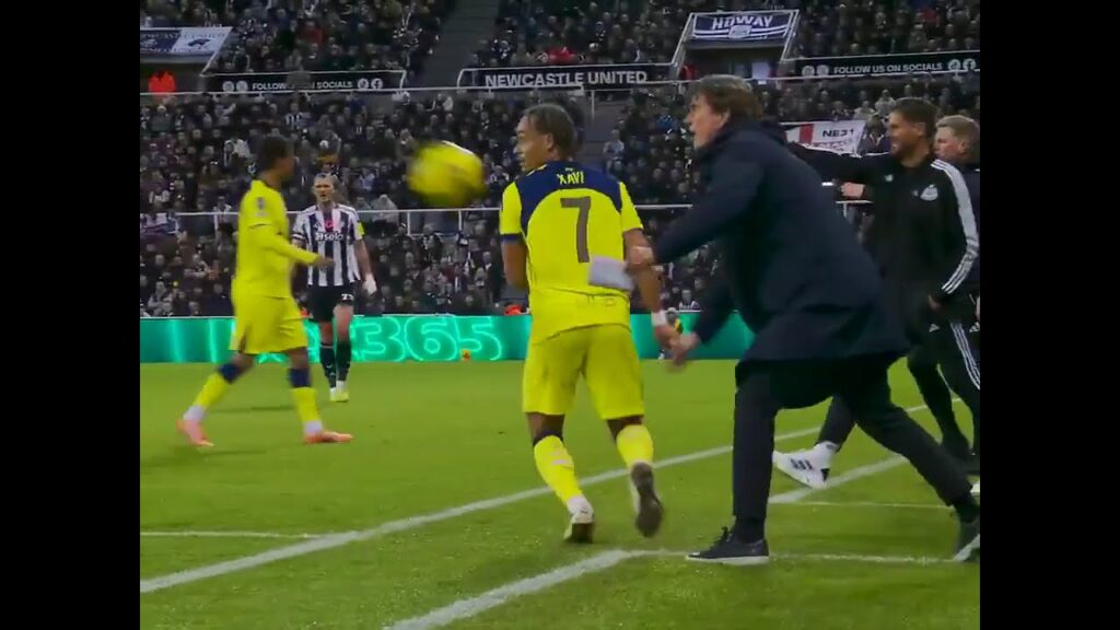 Xavi Simons versus Newcastle United