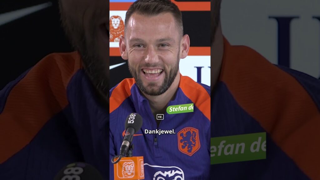 De Vrij heeft een heel kort en duidelijk antwoord voor Mike Verweij 🤣😅 #oranje #nederlandselftal