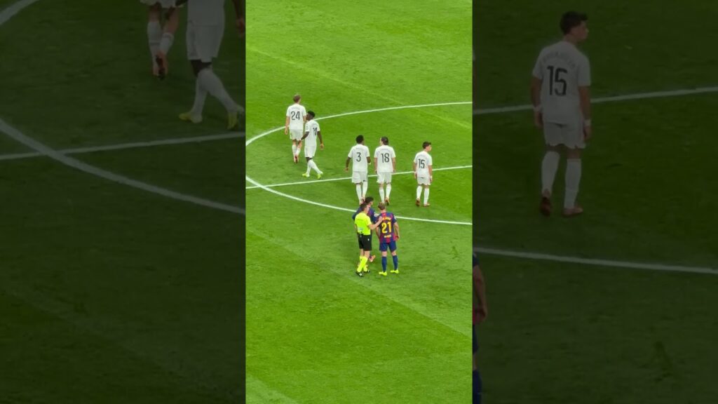 De Jong vs Vinicius Clash! 😱 Heated Argument with Referee After Real Madrid Goal | El Clásico 2025