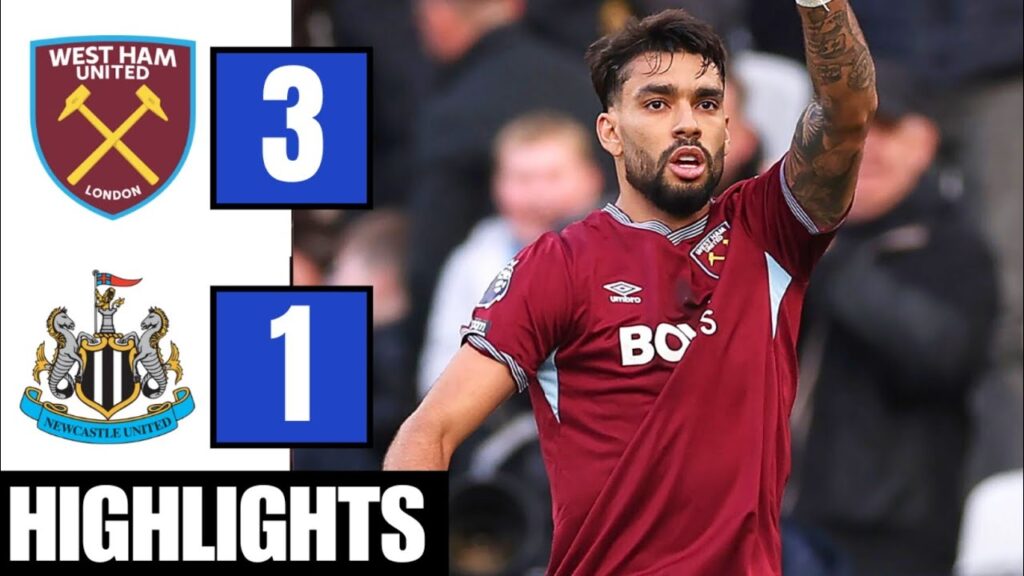 West Ham vs Newcastle United 3-1 Highlights | Lucas Paqueta Goal | Premier League 2025-26 | Soucek