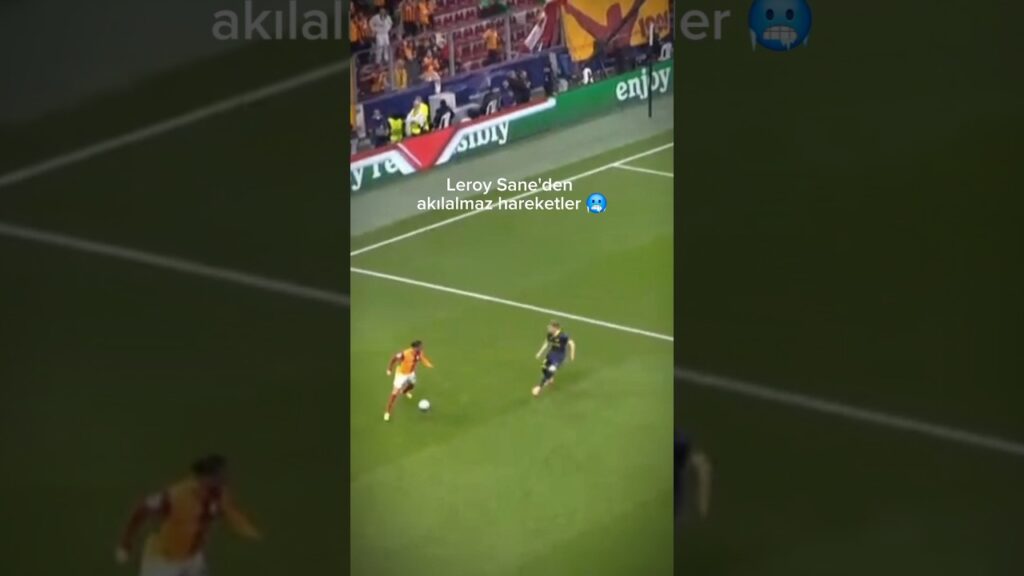 Leroy Sane'den akılalmaz hareketler 🥶 #leroysane #galatasaray #gs