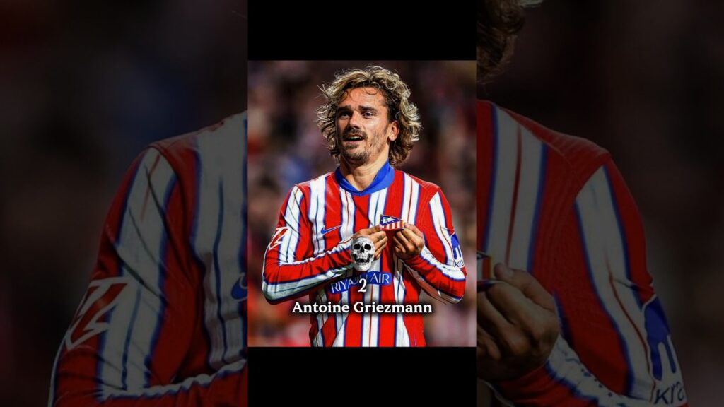 Top 5 best Atlético Madrid players of all time #football #atleticomadrid #shorts