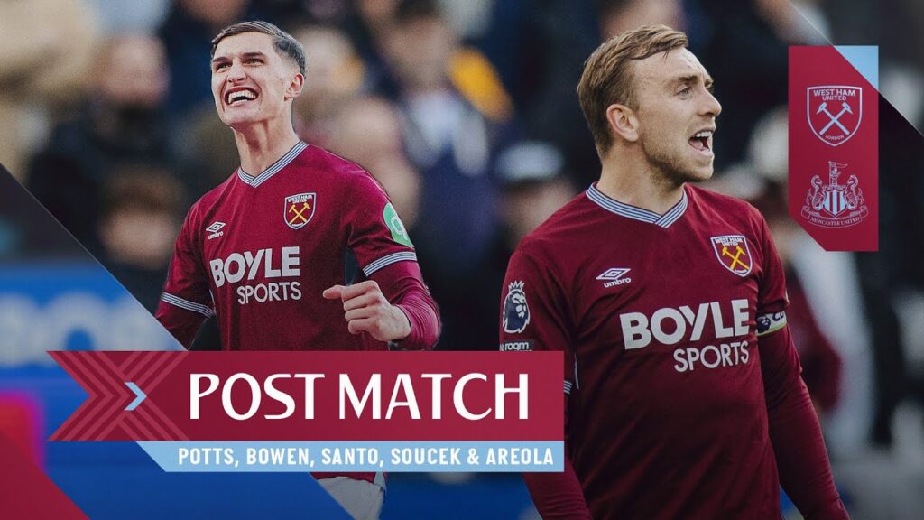 "It Means So Much" | Potts, Bowen, Nuno & More | Post Match Reactions | West Ham 3-1 Newcastle