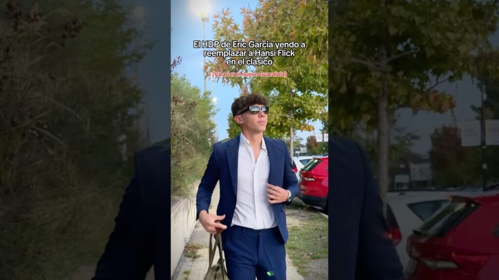 😳 ERIC GARCIA será el ENTRENADOR VS MADRID 💀 #futbol