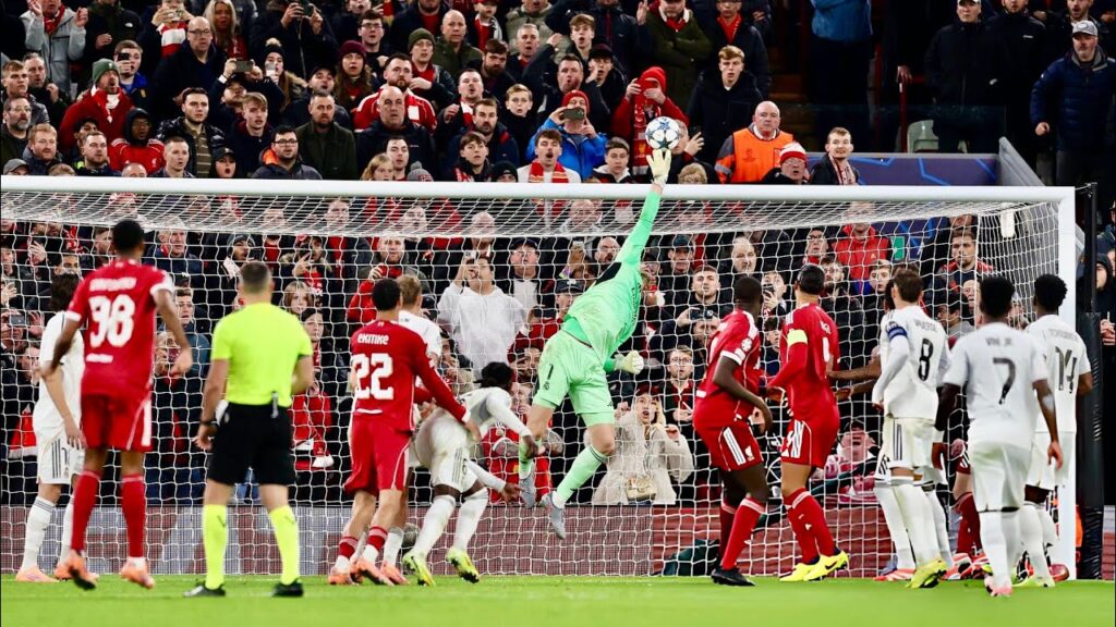 Thibaut Courtois Vs Liverpool | UCL 25-26 (4/11/25) | Every Save