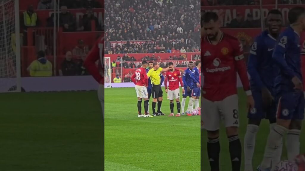 Casemiro Red Card vs Chelsea