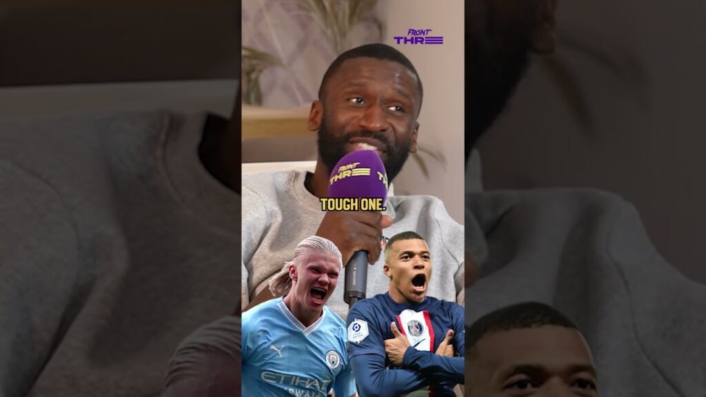 RÜDIGER ends debate: MBAPPE or HAALAND? 👀 #shorts #football #soccer