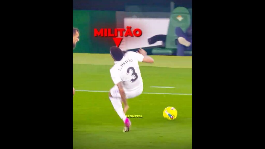 Militao's CRAZY strategy🧠🔥