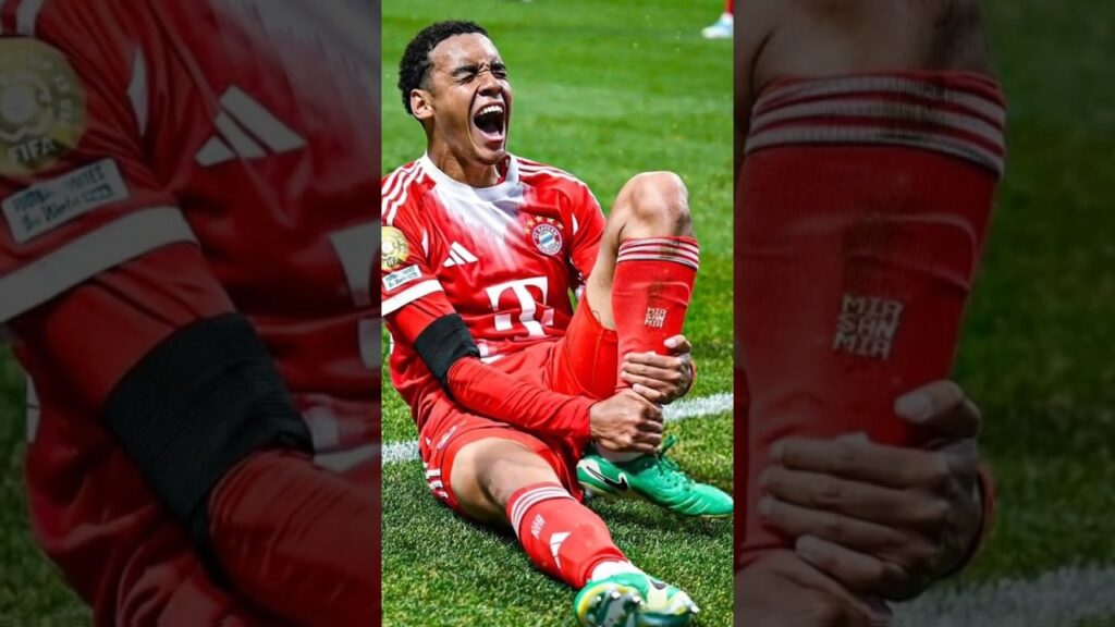 Detik-Detik Jamal Musiala Mengalami Patah Kaki  #jamalmusiala  #football