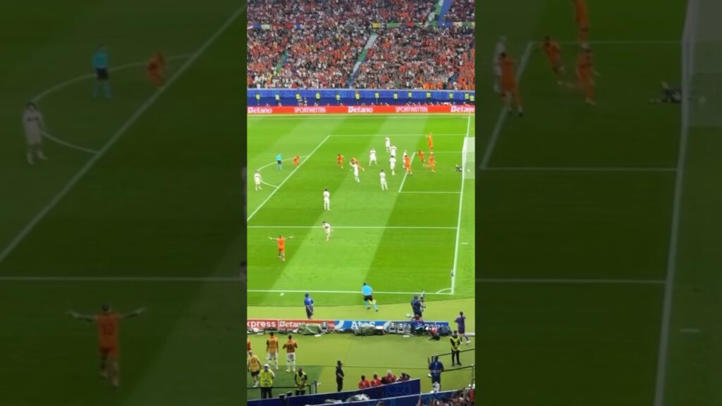 Stefan De Vrij Goal vs Türkiye! #euros #euro2024 #football #netherlands #goal #shorts #soccer