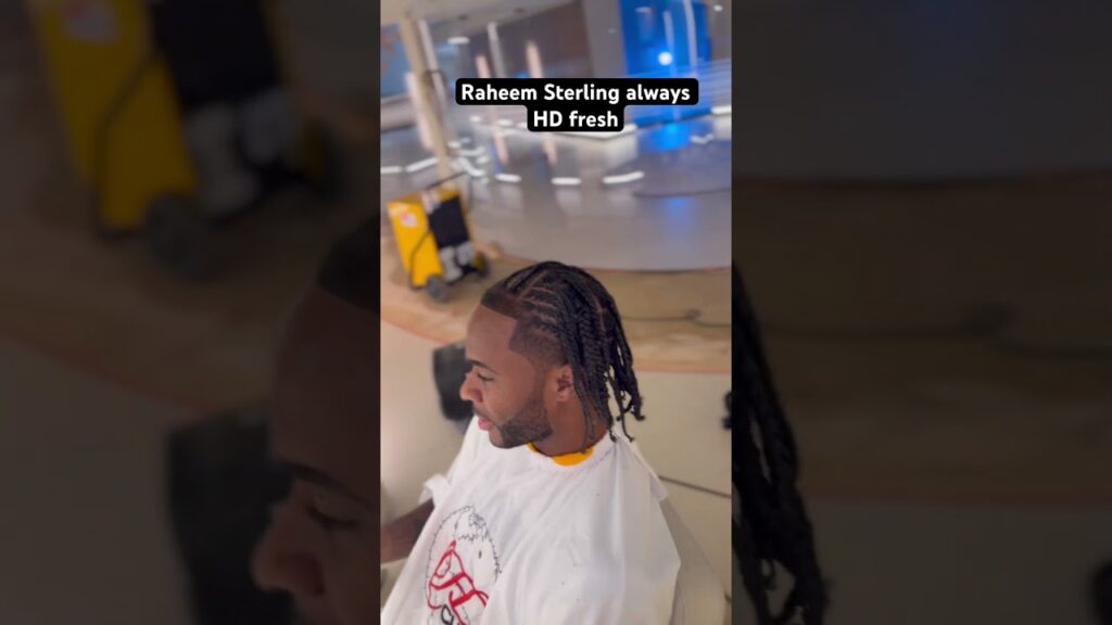 “Raheem Sterling always looking fresh 💈🔥 #HDCutz #FreshTrim #BarberLife” #fypシ #football #fademen