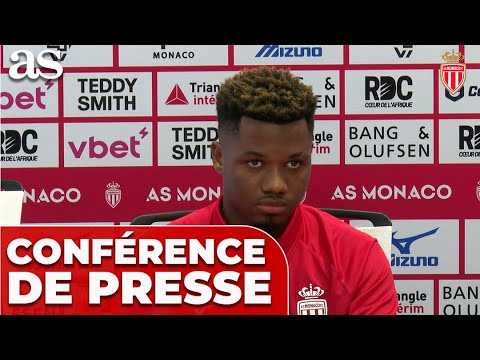CONFÉRENCE DE PRESSE D’ANSU FATI EN TANT QUE NOUVEAU JOUEUR DU MONACO