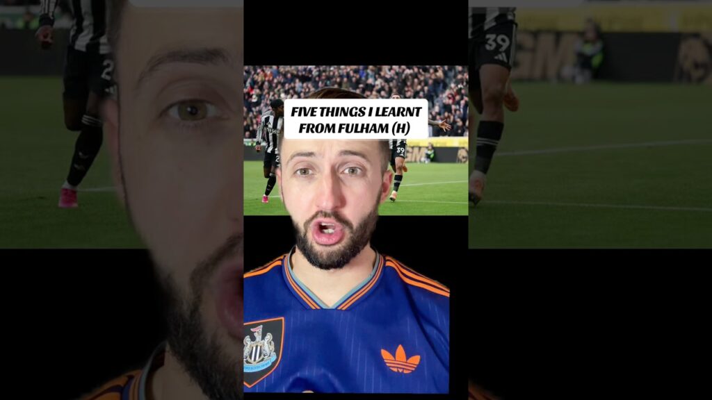 Bruno Guimaraes IMPROVING in FIVE things I learnt from #Newcastle vs Fulham! #nufc #nufcfans #epl
