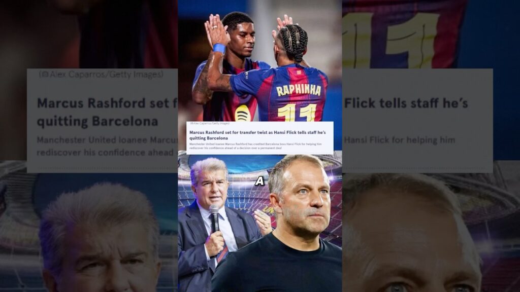 Rashford Throws Barcelona Into Chaos - Hansi Flick Ready to Quit If They Don't Keep Him 😱⚡️