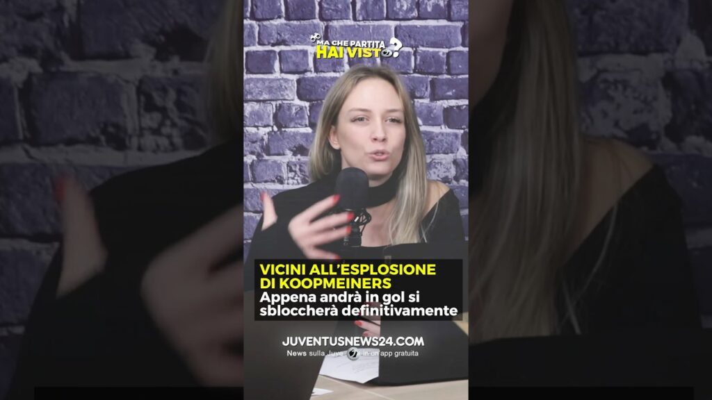 SIAMO VICINI ALL’ESPLOSIONE DI KOOPMEINERS? #juventusnews24 #juve