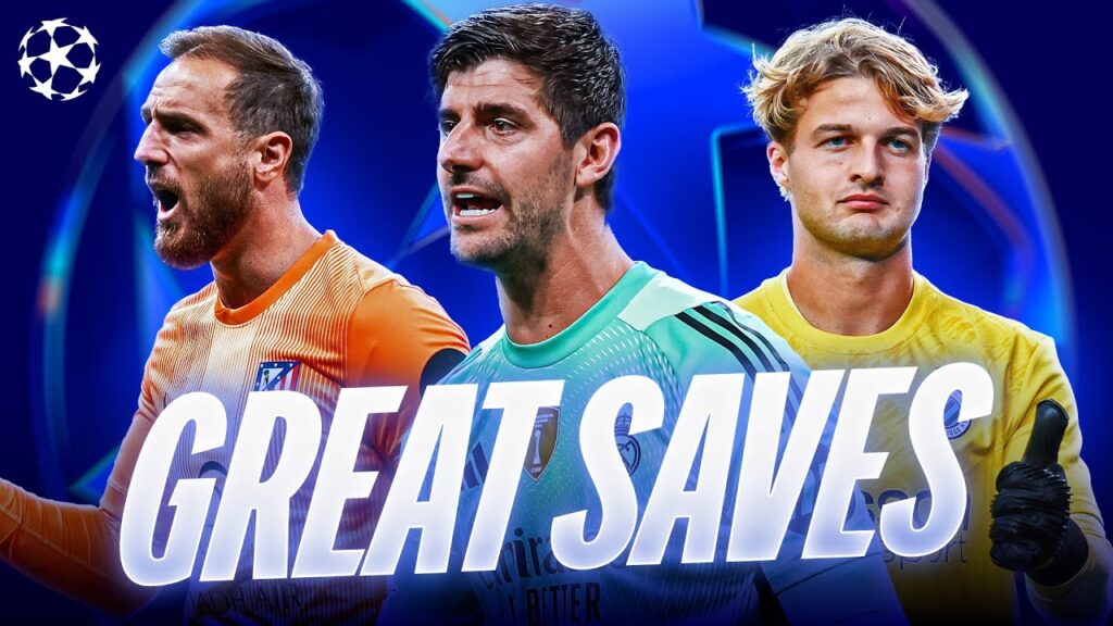 Thibaut Courtois MASTERCLASS! 😮‍💨 | Great Champions League Saves MD4