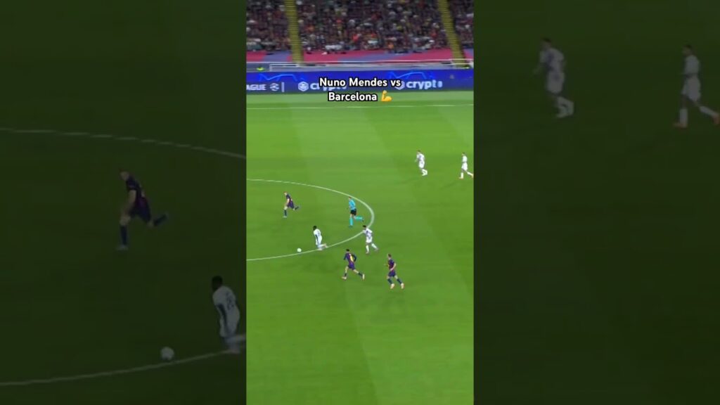 What a performance from Nuno Mendes!