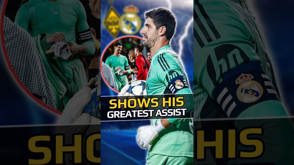 COURTOIS TRUE Assist Happened After the Final Whistle #shorts