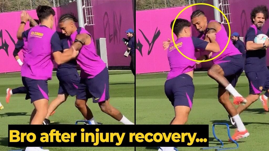 Raphinha return with crazy skills in full training ahead El Clasico | Barca News Today