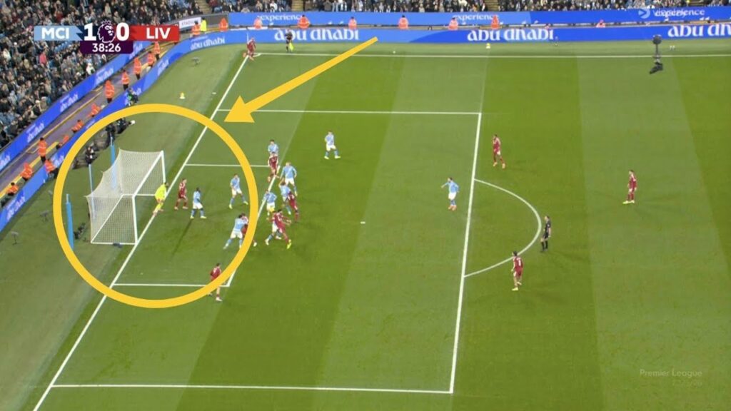 😳 Virgil van Dijk’s header goal DISALLOWED by VAR vs Man City | Van Dijk disallowed goal vs Man City