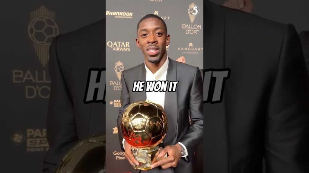 Ousmane Dembélé has won the 2025 ballon d or😍
