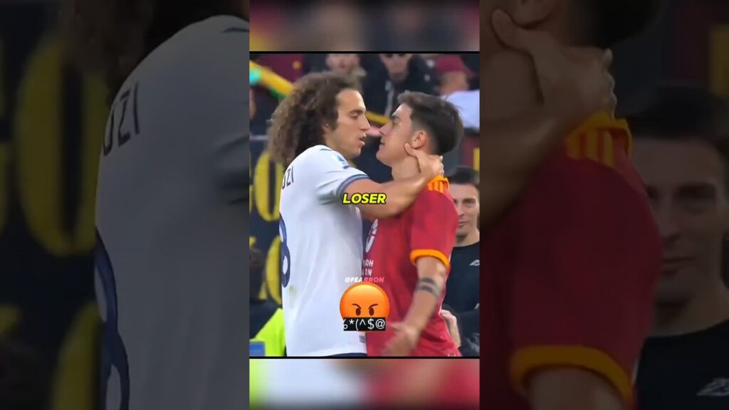 Dybala’s Silent Revenge Against Guendouzi! 😤🏆🇦🇷 #soccer #football #shorts