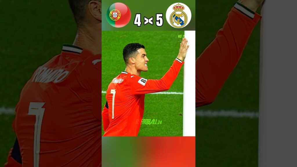 Portugal vs Real madrid 🤯 Ronaldo vs mbappe 😱 imaginary match 2026 🔥🥶 #cr7 #football #shorts