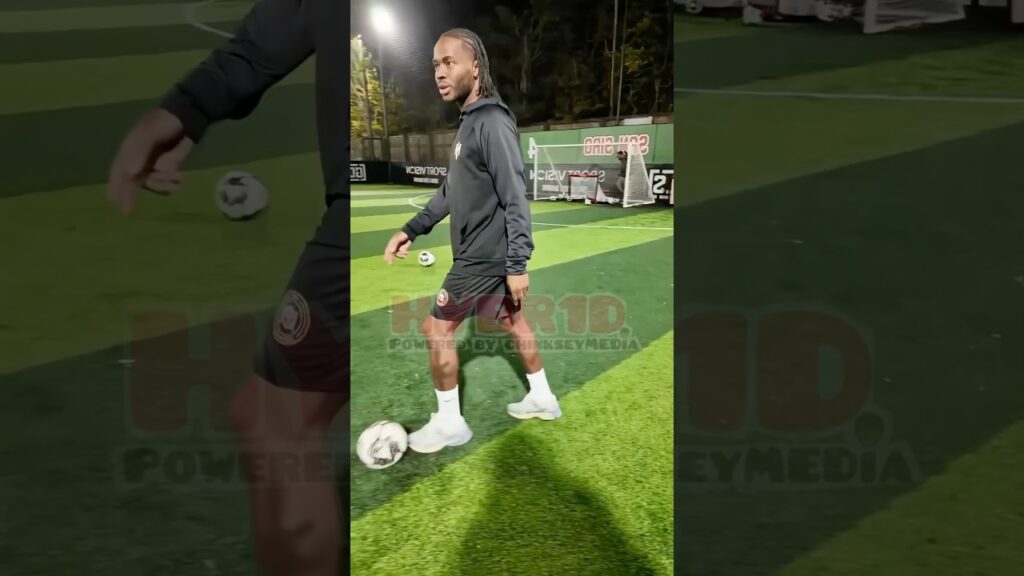 Arsenal THIAGO’s Dad CHELSEA OUTCAST RAHEEM STERLING spotted Coaching kids| Powered by chinkseyMEDIA