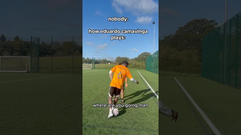 How Eduardo Camavinga PLAYS #football #footballshorts #soccer #funny