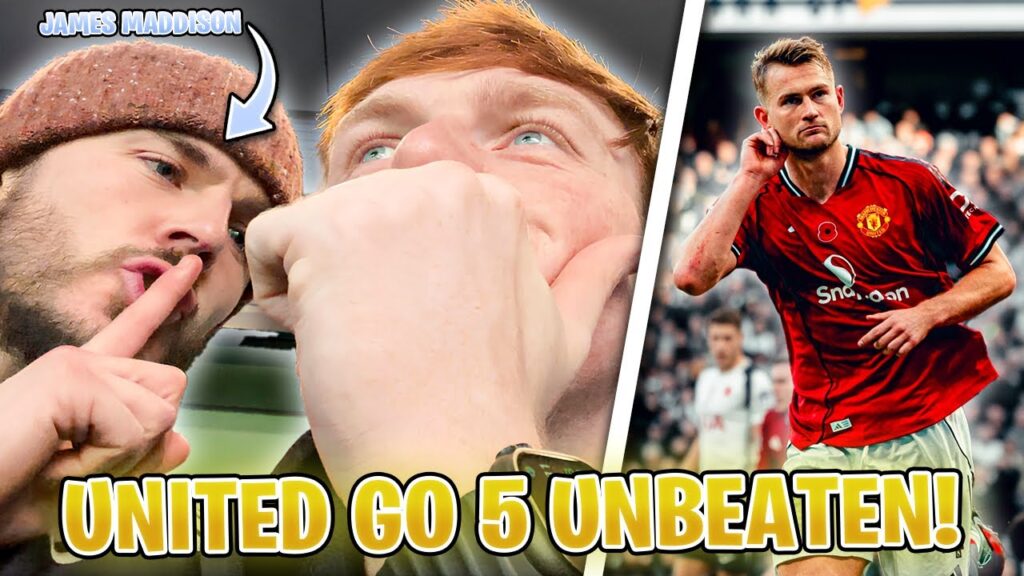 I WATCHED UNITED VS SPURS WITH JAMES MADDISON!​
