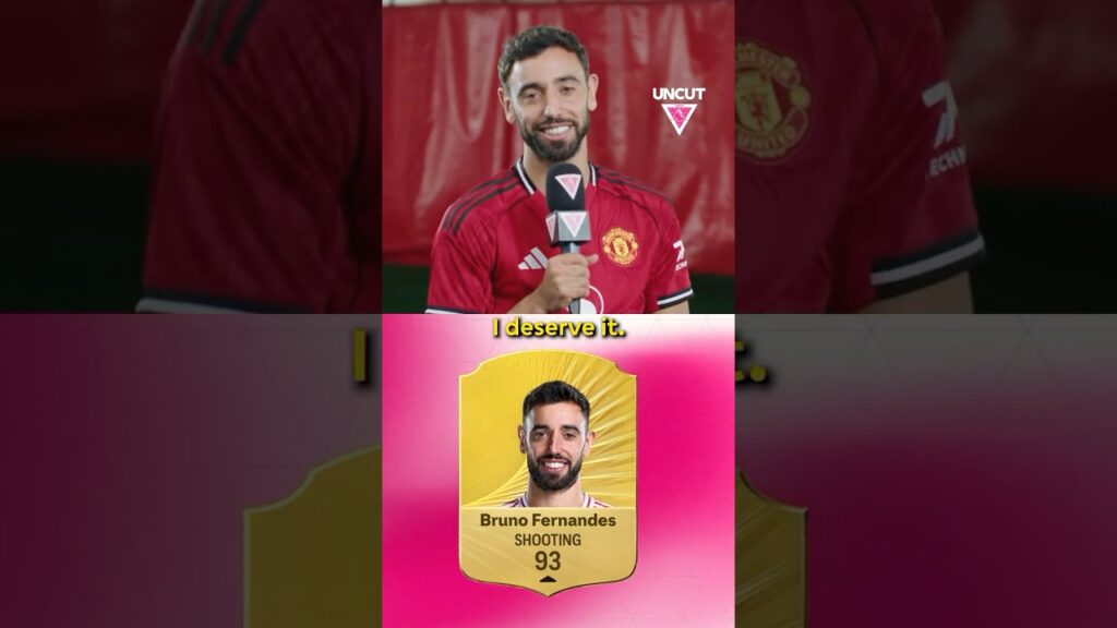 Bruno Fernandes, Gabriel & Sarr REACT to their FC 26 Ratings 😅 Bruno Fernandes, Gabriel & Sarr REACT to their FC 26 Ratings 😅