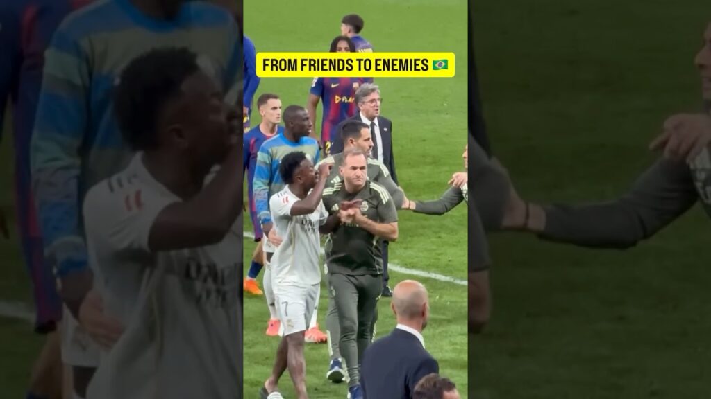 Vinicius Jr & Raphinha outburst after El Clasico 🇧🇷