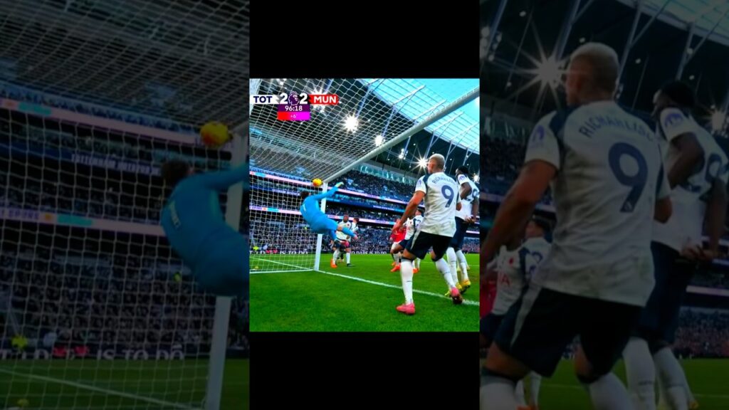 De ligt last minute header goal save Man United to draw with Tottenham #manchesterunited #tottenham