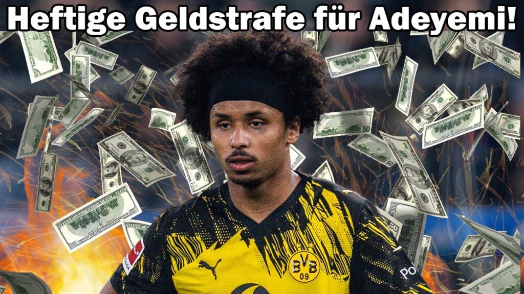 HEFTIGE Geldstrafe für Adeyemi wegen Waffenbesitz!