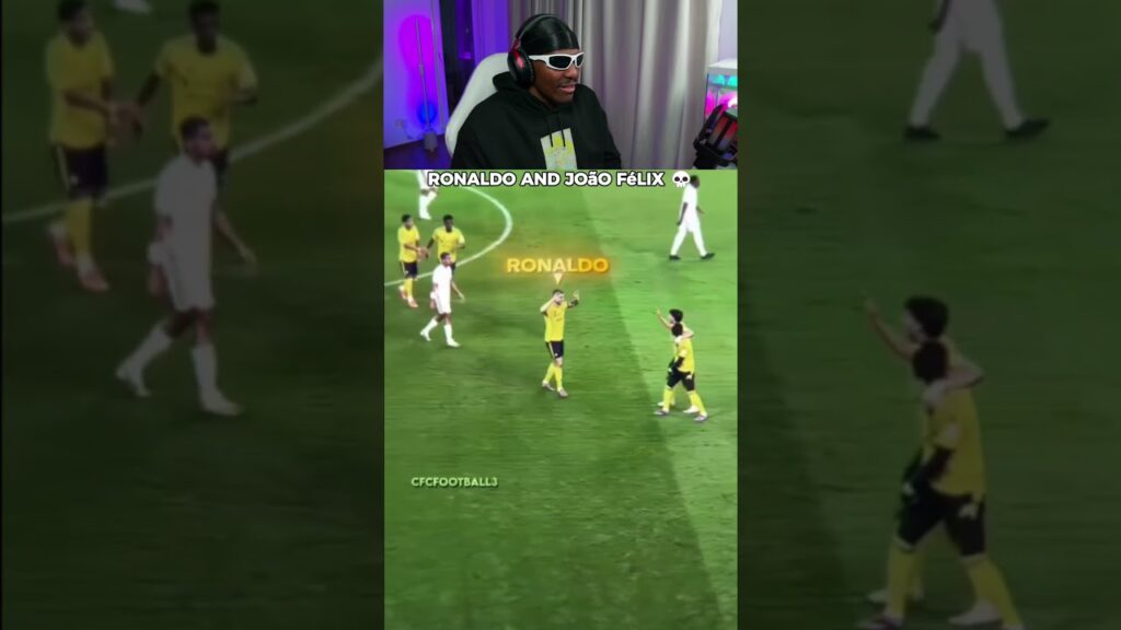 Ronaldo and Joao Felix 😎#football #ronaldo