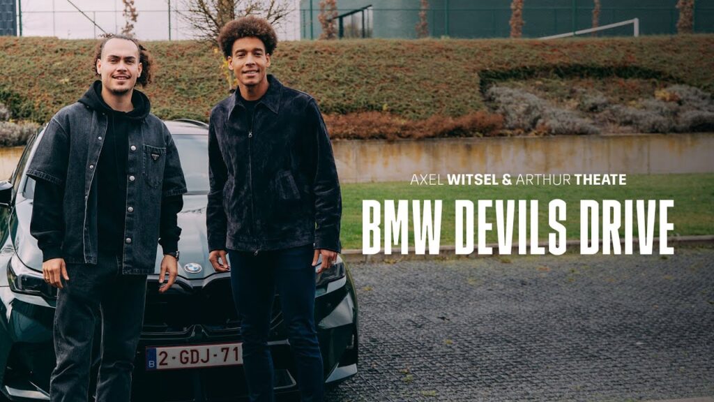 𝘽𝙈𝙒 𝘿𝙚𝙫𝙞𝙡𝙨 𝘿𝙧𝙞𝙫𝙚 with Axel Witsel & Arthur Theate 🚗  | #REDDEVILS