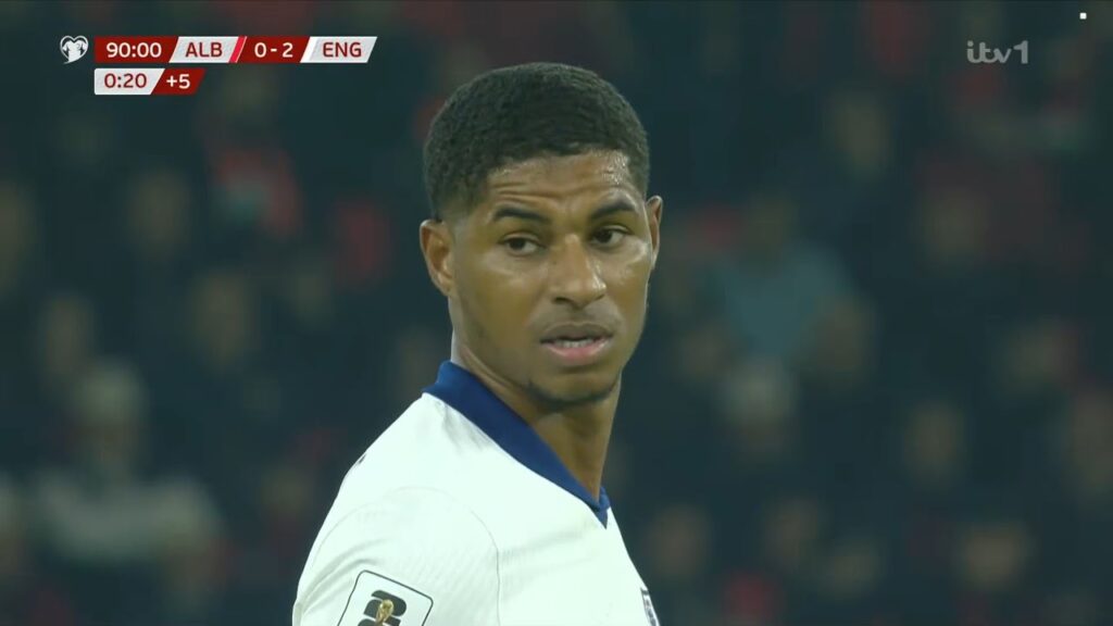 Marcus Rashford vs Albania | 1 ASSIST | 25-26
