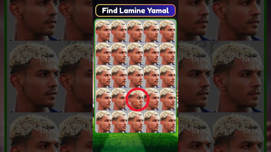 Find Cristiano Ronaldo  , Lamine Yamal  & Pedri ? #quiz #ronaldo #footballer #cr7