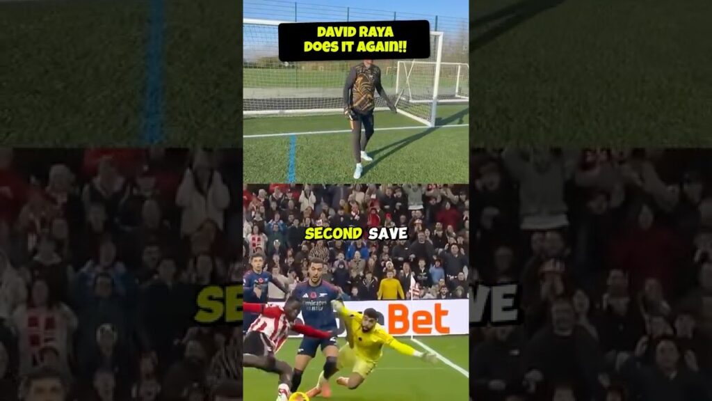 HOW DID RAYA SAVE BOTH?! DOUBLE SAVE ANALYSIS! 🧤 #goalkeepertraining #goalkeeper