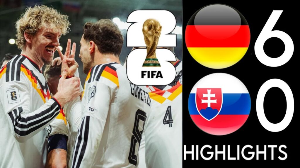 Germany vs Slovakia 6-0 All Goals & Highlights • Leroy Sané Brace, Nick Woltemade & Gnabry Goals