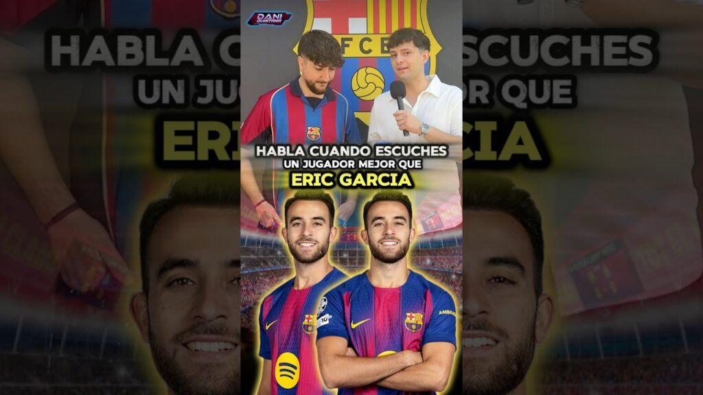 Habla cuando escuches un jugador mejor que Eric Garcia #EricGarcia #FCBarcelona #Barça #Futbol