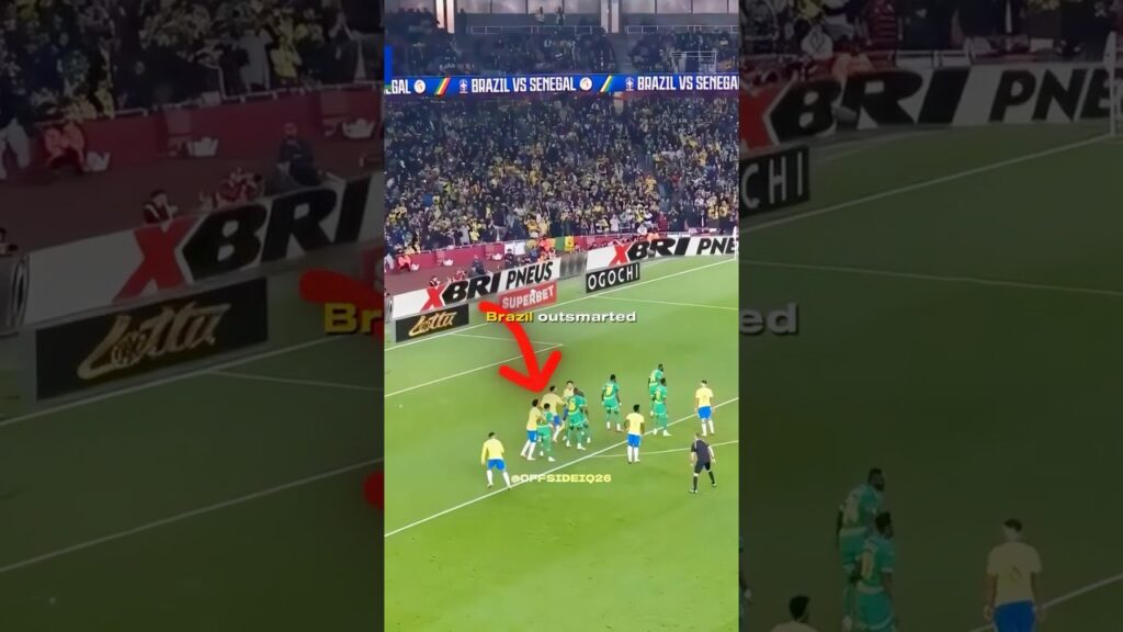 Brazil's 999 IQ Freekick Routine 🧠