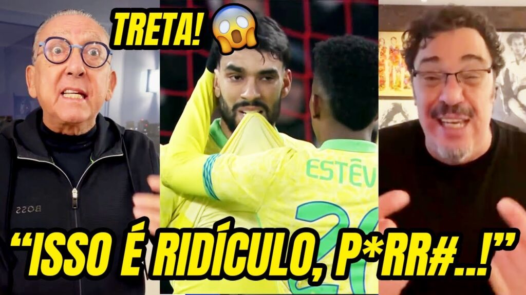 "EU NUNCA VI ISSO NA SELEÇÃO, P*RR%..!" A REAÇÃO EXPL0SIVA DE GALVÃO BUENO E CASAGRANDE APÓS PAQUETÁ